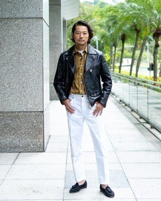 Pantalon chino blanc Gabriele Pasini
