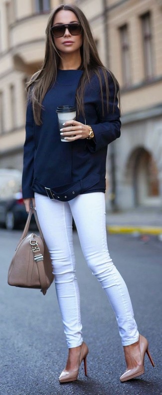 Jean skinny blanc AG Jeans