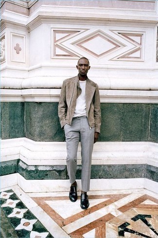 Pantalon chino gris TOMMY HILFIGER MENSWEAR