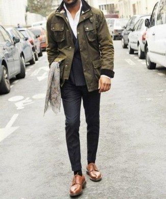 Veste style militaire olive As65