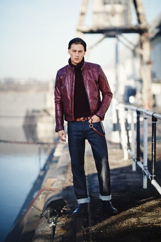 Comment porter un blouson aviateur violet