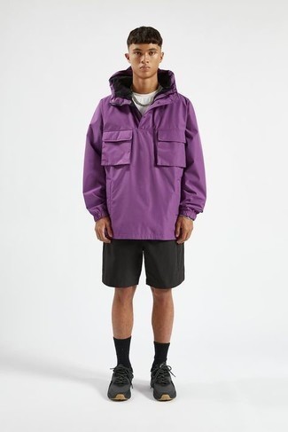 Comment porter une veste violette