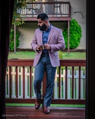 Comment porter une veste violette