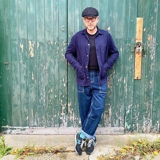 Comment porter une veste violette au printemps