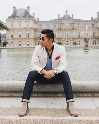 Comment porter un blazer blanc au printemps