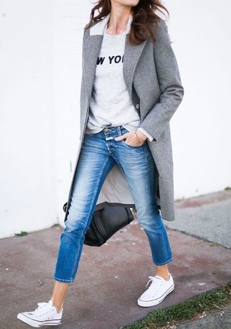 Comment porter des baskets basses en toile blanches