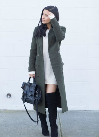Comment porter une robe blanche avec des bottes noires pour un style elégantes