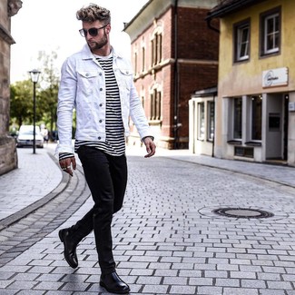 Comment porter une veste blanche quand il fait chaud