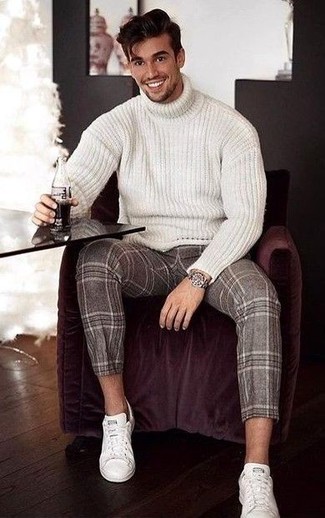 Comment porter un pull en tricot blanc