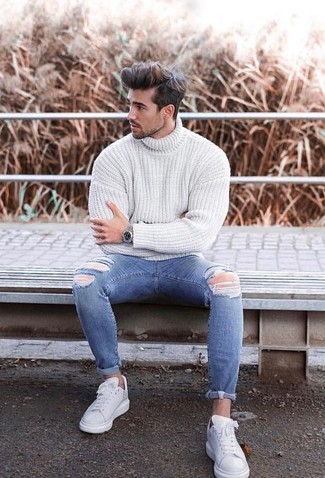 Comment porter un pull en tricot blanc