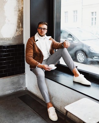 Comment porter un pull en tricot blanc