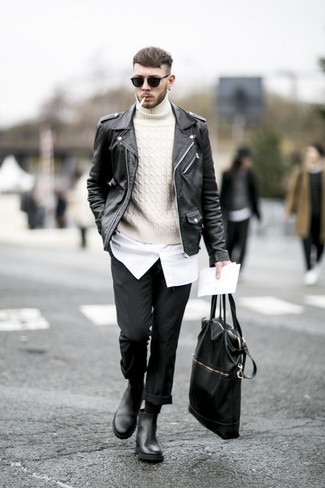 Comment porter un pull en tricot blanc