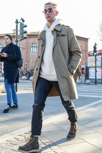 Comment porter un pull en tricot blanc