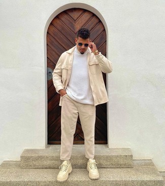 Comment porter un pull en tricot blanc