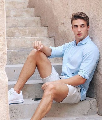 Comment porter des chaussures de sport en cuir blanches