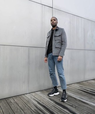Comment porter une veste style militaire en laine pour un style decontractés