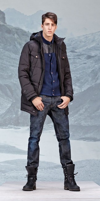 Comment porter des bottes de travail pour un style decontractés quand il fait froid
