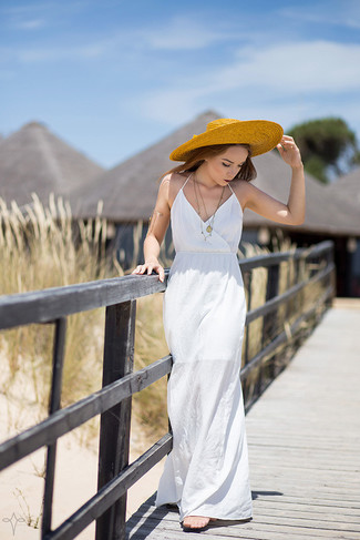 Comment porter un chapeau jaune