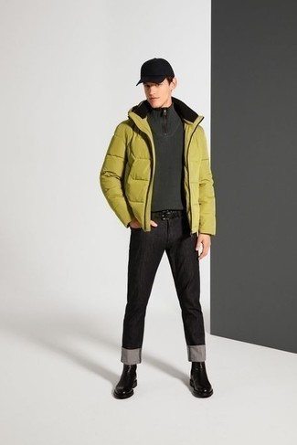 Comment porter une veste jaune pour un style chic decontractés quand il fait froid