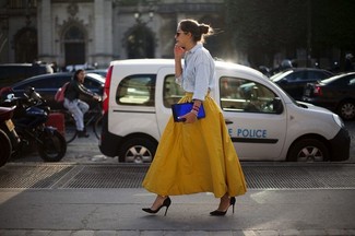 Des chaussures à porter avec une jupe jaune au printemps