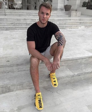 Comment porter des baskets jaunes