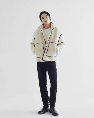 Comment porter un pull à fermeture éclair avec des bottines chelsea