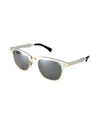 Lunettes de soleil argentées Ray-Ban