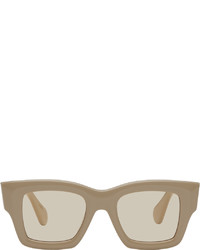 Lunettes de soleil beiges Jacquemus