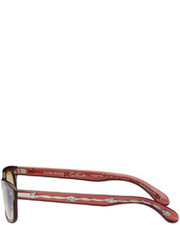 Lunettes de soleil beiges Oliver Peoples