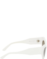 Lunettes de soleil beiges Balenciaga