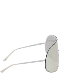 Lunettes de soleil blanches Rick Owens