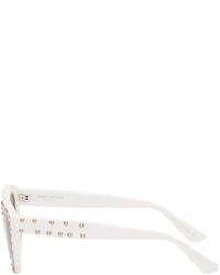 Lunettes de soleil blanches Saint Laurent