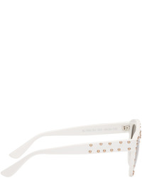 Lunettes de soleil blanches Saint Laurent