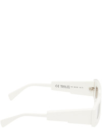 Lunettes de soleil blanches Kuboraum