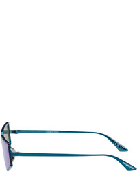 Lunettes de soleil bleu clair Balenciaga