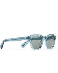 Lunettes de soleil bleu clair Oliver Peoples