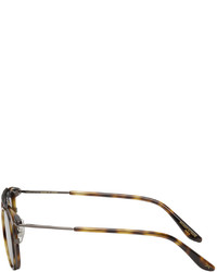 Lunettes de soleil bleu marine MAISON KITSUNÉ