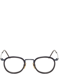 Lunettes de soleil bleu marine Thom Browne