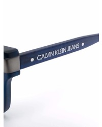 Lunettes de soleil bleu marine Calvin Klein Jeans