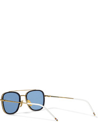 Lunettes de soleil bleues Thom Browne