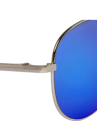 Lunettes de soleil bleues