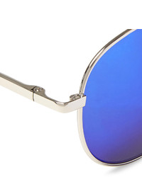 Lunettes de soleil bleues