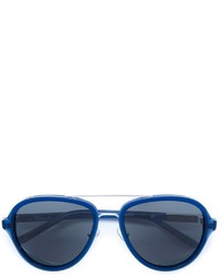 Lunettes de soleil bleues Linda Farrow