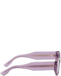 Lunettes de soleil bleues Gucci