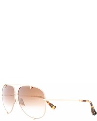 Lunettes de soleil dorées Dita Eyewear