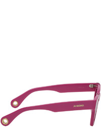 Lunettes de soleil fuchsia Jacquemus