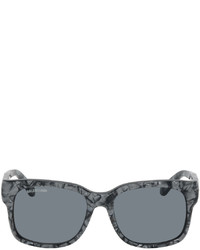 Lunettes de soleil gris foncé Balenciaga