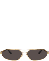 Lunettes de soleil gris foncé Balenciaga