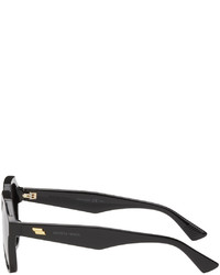 Lunettes de soleil gris foncé Bottega Veneta