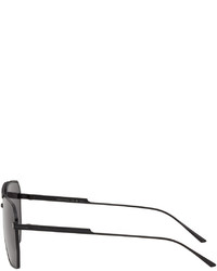 Lunettes de soleil gris foncé Bottega Veneta